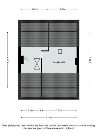 Plattegrond - Valeriusstraat 17, 6444 XD Brunssum - Valeriusstraat 17 Brunssum - Zolder 2D.jpg